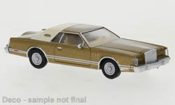 101-PCX870353 - H0 - Lincoln Continental Mark V, gold/matt-beige, 1977